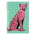 thumbnail image 7 of FORMRS 1-Subject Spiral Notebook 8" x 5" College Ruled 60 Refillable Sheet A5 Hard Cover, 2 Pack, Pink Cheetah, 7 of 7