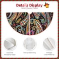 thumbnail image 3 of Sikiie Watercolor Romantic Paisley Nativity Christmas Tree Skirt, Jesus Christian Winter Holiday Tree Mat Decoration(30-48IN)30", 3 of 6