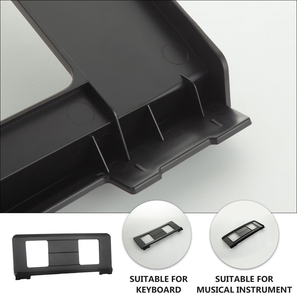 ROMANSENTIAL Black Music Sheet Stand 3Pcs Design Durable Holder