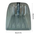 thumbnail image 3 of Large Plastic Snow Shovel 1Pc 15.75X14.17 Inch Heavy Duty Garden Snow Removal Tool For Driveway Walkway Home Use, 3 of 7