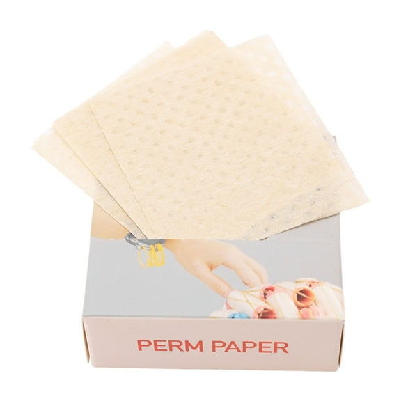 Huhudde 200Pcs Disposables Salon Perm Paper,Size 4.33x 2.52inch, Perm End Paper Salon Hair Styling Tool Professional Perm Paper