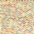 thumbnail image 1 of Ahgly Company Machine Washable Indoor Square Contemporary Light Copper Gold Area Rugs, 5' Square, 1 of 7