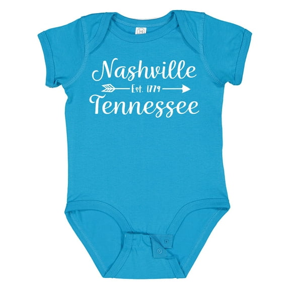 Inktastic Nashville Tennessee Est.1779 Boys or Girls Baby Bodysuit