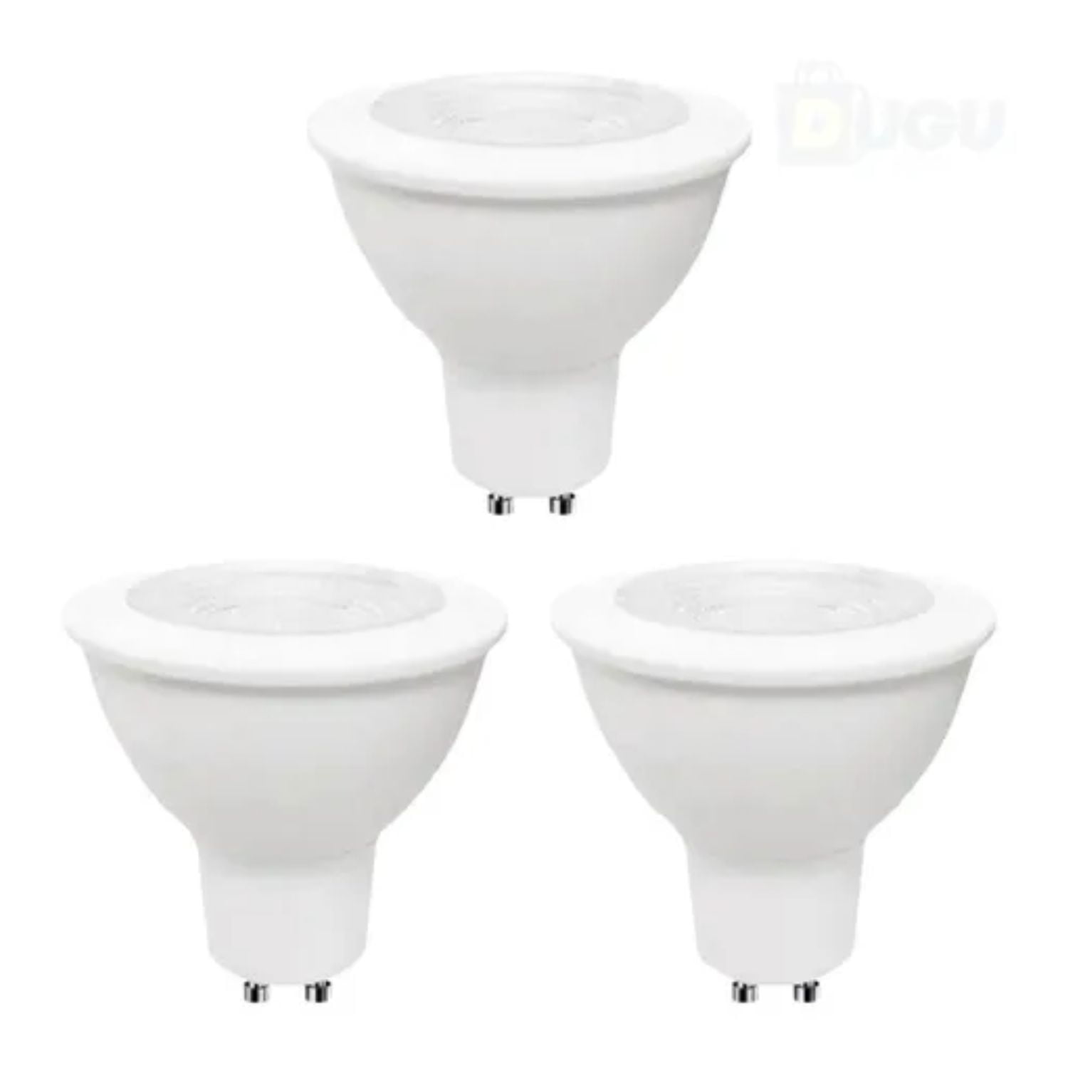 3 Ampolletas Led Gu10 Tipo Dicroica 7 W