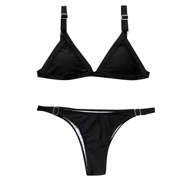 Mujeres Bandeau Bandage Bikini Set Push-Up Traje de baño brasileño Ropa de playa Traje de baño OAVQHLG3B Store lin121212