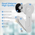 thumbnail image 5 of Magnetic Laptop Stand, Adjustable Phone Screen Side Stand for iPhone 14 Plus/ iPhone 13 Pro Max/ iPhone 12, Foldable Laptop Extender, Blue, 5 of 5