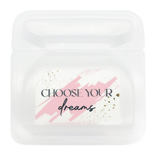 Contenedor Prichos Glam Plástico Transparente 1 Pieza