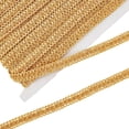 thumbnail image 4 of 13 Yards Basic Trim Decorative Gimp Braid 3/8 inch Wide Gold Gimp Braid Trim Handmade Basic Trim Polyester Woven Braid Trim Sewing Trim for Curtain Slipcover DIY Craft Costume Home Decor, 4 of 9