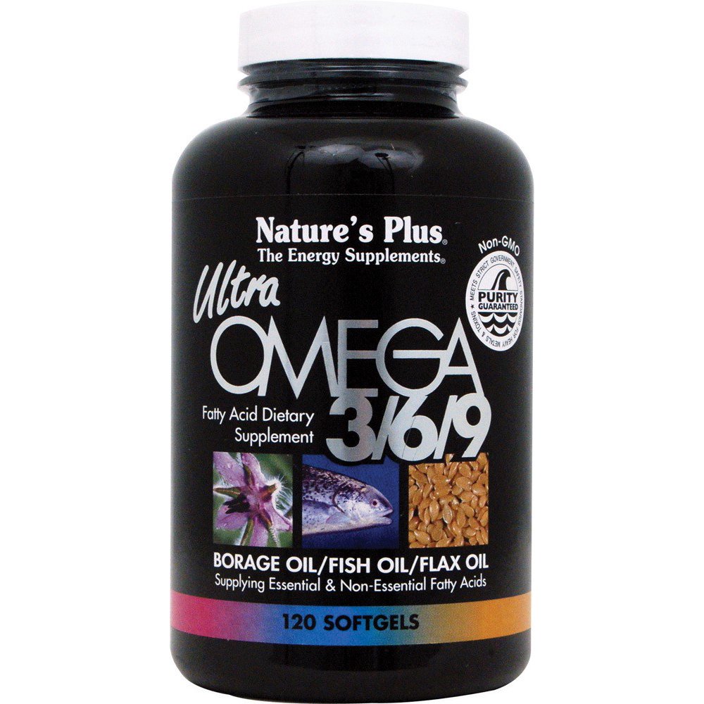 Nature's Plus Ultra Omega 3/6/9 1,200 mg S/g 90