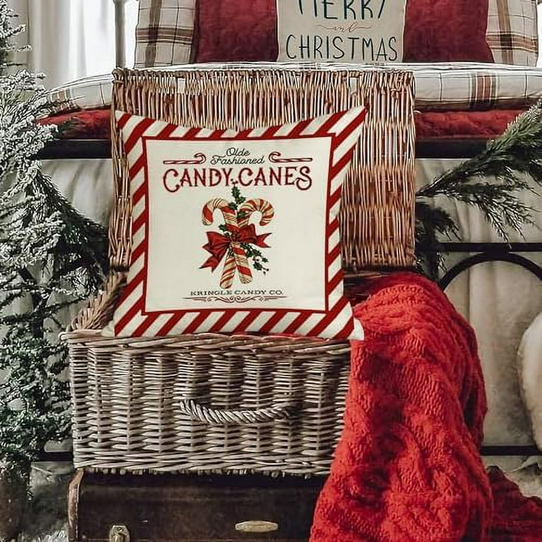 Burgundy Christmas Snowman Pillows Covers 12x20 Inch Merry Christmas Decorations Winter Decorative Throw Pillow Cases Let It Snow Holiday Xmas Lumbar Cushion Covers for Couch Walmart
