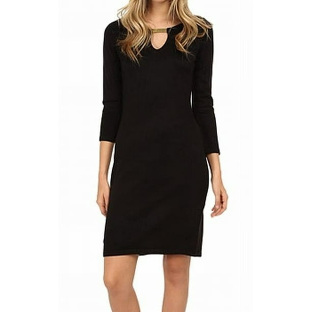 Calvin Klein NEW Black Womens Size Small S Cutout Sweater Dress -  