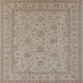 thumbnail image 1 of Ahgly Company Machine Washable Indoor Square Industrial Modern Dark Almond Brown Area Rugs, 7' Square, 1 of 7