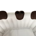 thumbnail image 3 of ALEKO Removable 3-Piece Headrest and Drink Holder Set for Inflatable Hot Tub Spa - Brown, 3 of 4