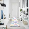 thumbnail image 4 of Yayeee Runner Rug for Bedroom 2'x6' Machine Washable Hallway Non Slip Mat, Colorful Gummy Bears Pattern, 4 of 8