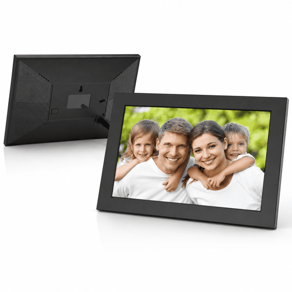 Callsky F101 10.1" Smart Digital Picture Frame, Android 14 Go, 64GB Storage, WiFi & Bluetooth 4.2, IPS Touch Screen, Slideshow & Rotate Display, MicroSD Up to 2TB, App Photo & Video Sharing