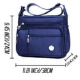 thumbnail image 4 of Nausy Women's Nylon Crossbody Bag, Blue, 4 of 6