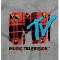 thumbnail image 2 of Retro MTV Distressed Plaid Logo Toddler Boy Girl T Shirt Infant Toddler Brisco Brands 6M, 2 of 6