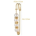 thumbnail image 2 of Raindrops 10Ud Broches Decorativos Dorados Para Bufandas Y Prendas Con Detalle Sofisticado, 2 of 6