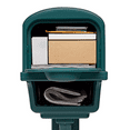 thumbnail image 2 of Gentry All-in-One, Large, Plastic, Mailbox and Post Combo, Green, 2 of 2