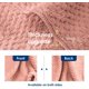 thumbnail image 3 of Alfombrilla de felpa de doble cara, lavable, suave y cálida, funda cómoda para mascotas (perros, sofá, cama, coche, caseta, manta), color rosa, 80 x 100 cm., 3 of 5
