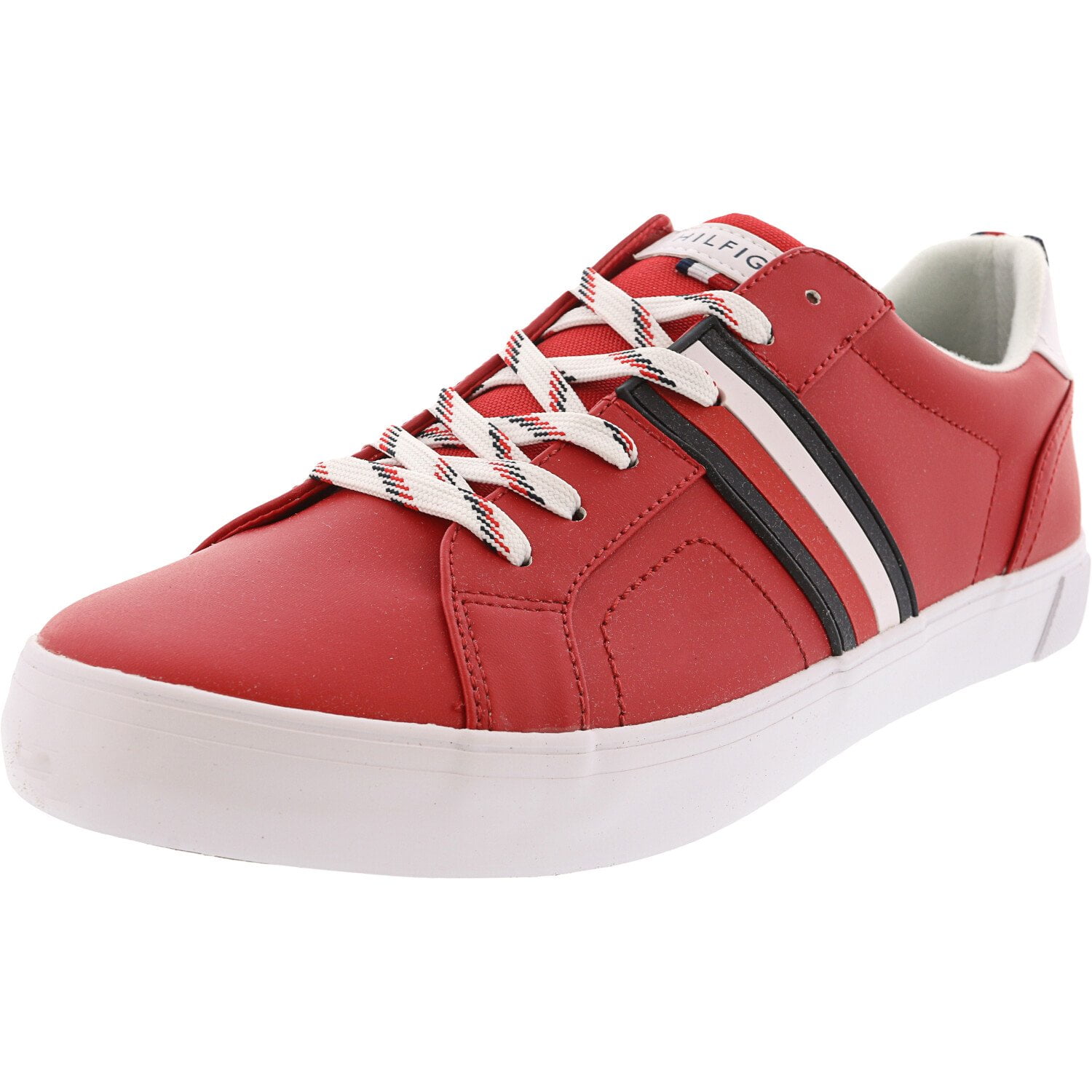 red tommy hilfiger sneakers