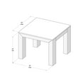 thumbnail image 4 of Plank+Beam Modern Solid Wood Square Corner Table, 32" Side Table for Living Room, End Table, 4 of 6