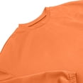 thumbnail image 6 of Smsaxvxz Crew Neck Sweatshirts for Women 2026 Fall Winter Fashion Long Sleeve Pullover Tops Casual Oversized Dress Sweatshirts Orange XL, 6 of 9