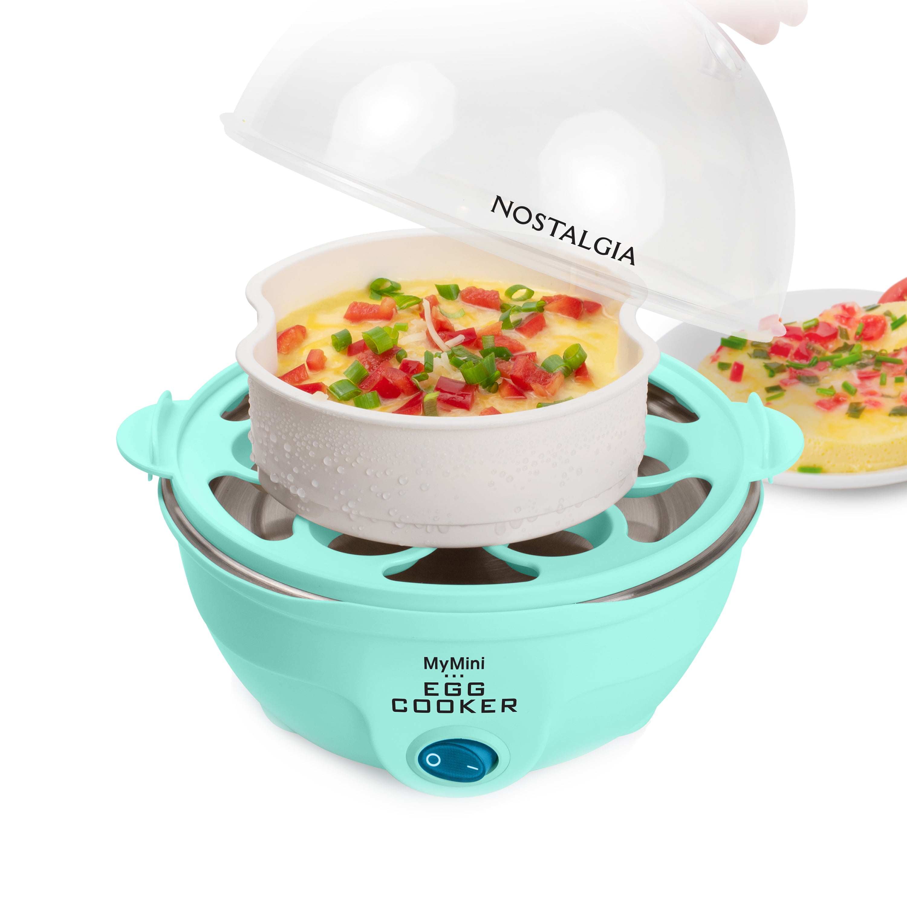 MyMini Premium 7-Egg Cooker, Teal