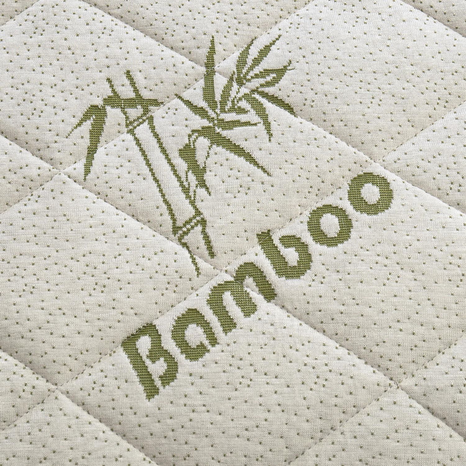 Safdie & Co. Protège-Matelas Tricoter K Bamboo Jacquard