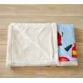 thumbnail image 3 of Car Sherpa Blanket Fire Engine Fleece Throw Blanket Red Fire Truck Vehicle, 3 of 7