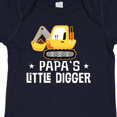 thumbnail image 4 of Inktastic Papa Little Digger Construction Truck Boys Baby Bodysuit, 4 of 5