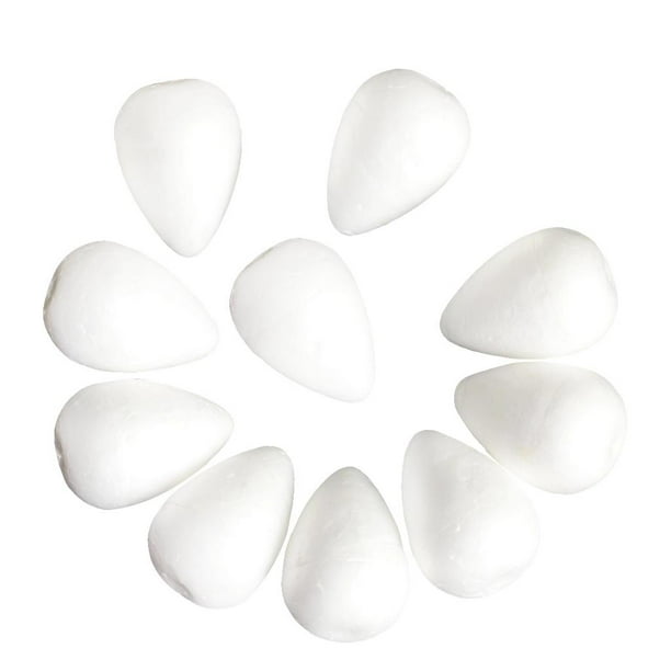 Materiales para manualidades con flores de seda de 80 mm / 23 mm: espuma en forma de gota (estambre floral). 80mm