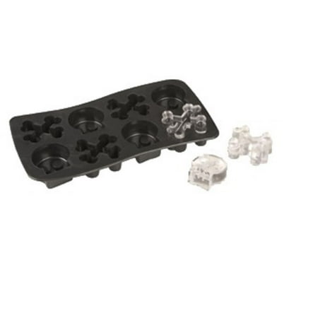 Black White Ice Cube - Skull and Crossbones Ice Cube Tray