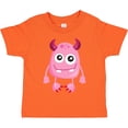 thumbnail image 3 of Inktastic Cute Monster, Pink Monster, Funny Monster, Horns Boys or Girls Toddler T-Shirt, 3 of 5