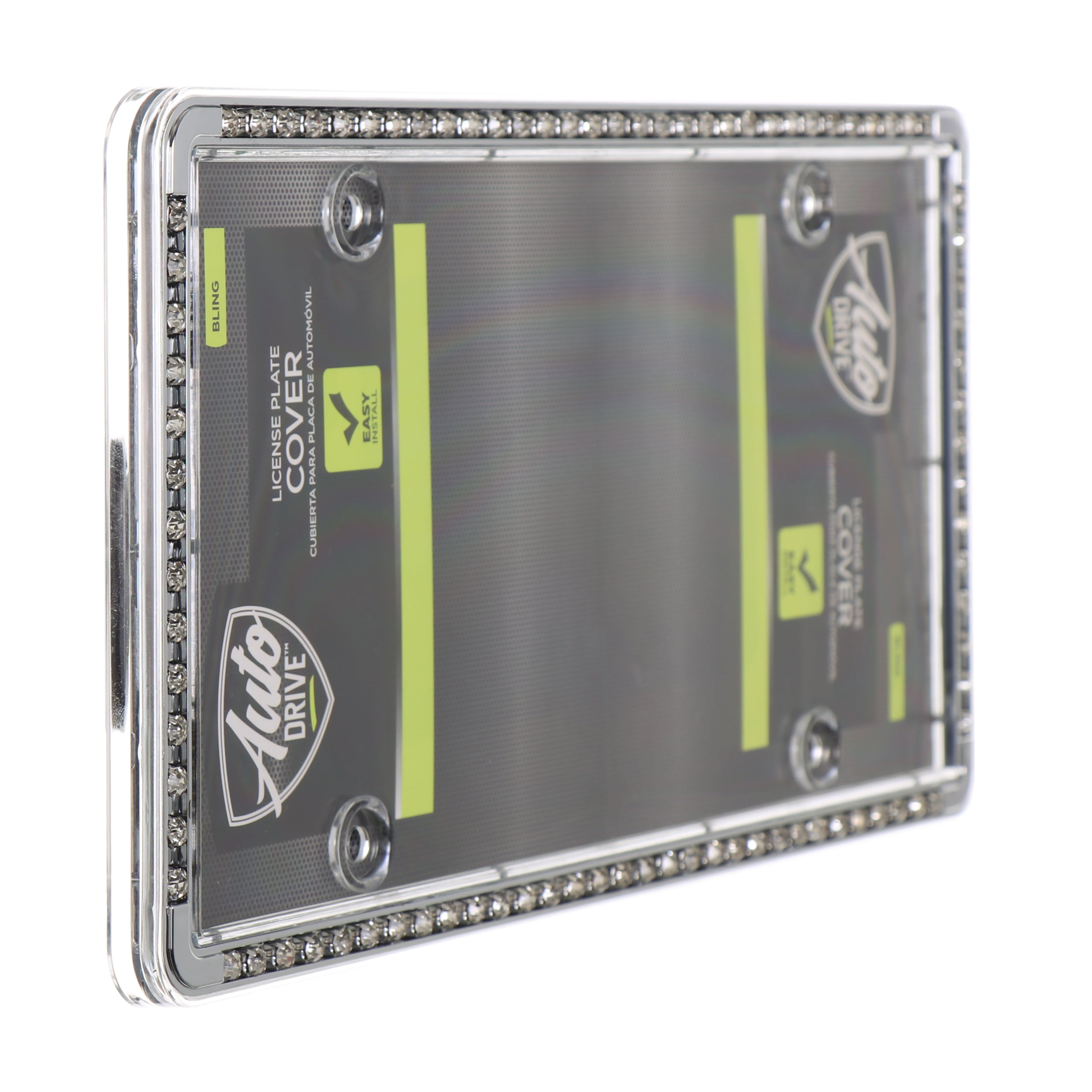 Auto Drive Chrome Bling Clear License Plate Shield, 92907W