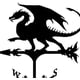 thumbnail image 3 of Veleta de granja con indicador de dirección del viento, adorno de metal con forma de animal para decoración de patios al aire libre, resistente al óxido y la corrosión, 3 of 5