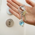 thumbnail image 4 of MOVTOTOP 1Pcs Globe Key Chain 3D Globe Shape Glass Material For Phone Chain, 4 of 7