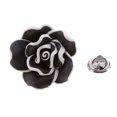 thumbnail image 3 of Broche de flor de arcilla polimérica hecho a mano, alfiler de solapa para mujer, insignia Negro Yuyangstore broche de la flor de la boda, 3 of 8