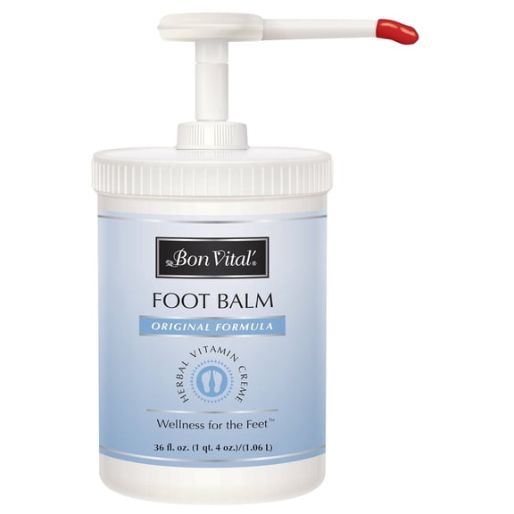 Bon Vital' Original Foot Balm, 36 oz Pump Jar, 1 Pack