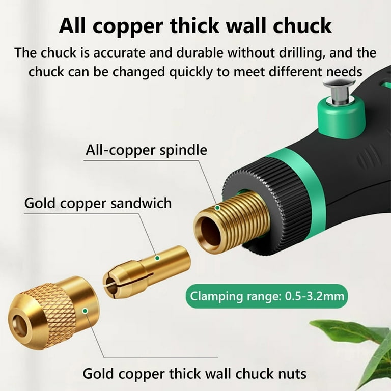 WOHAPY Upgrade Small Handheld Grinder Polishing Tool Miniature