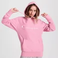 thumbnail image 2 of Champion Adult Sizing Iconic Embroidered Hoodie - Pink, 2 of 6