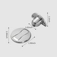 thumbnail image 3 of Tope de puerta magnético Montaje en piso Protector de pared Perforación Tope de puerta autoadhesivo para proteger paredes para, 3 of 8