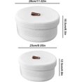 thumbnail image 2 of Panier de Rangement Cosmétique avec Couvercle : Panier avec Couvercle, Paniers de Rangement, Boîtes de Rangement, Panier de Rangement en Rotin avec Couvercle, Boîte de Rangement, 2 of 5