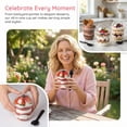 thumbnail image 3 of 50 Pack 12OZ Clear Plastic Cups with Dome Lids , Spoon and Sporks No Hole Disposable Fruit Cups for Dessert,Cupcake,Parfait,Pudding,Iced Cold Drinks,Snacks,Fruits,Bakeries,Ice Cream, 3 of 5