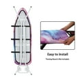 thumbnail image 4 of Kuiaobaty Soft Ironing Board Cover Gradient Marble Texture Pattern Protective Scorch Polyster Heavy Duty Iron Covers for Ironing Board Standard Size 15 x 54 Inch Home Decoration, 4 of 5