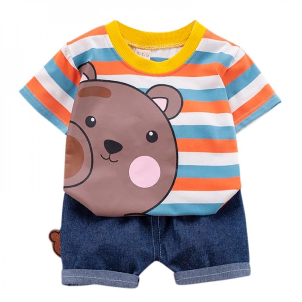 Baby Boy Short Suit Summer New Cartoon Printing Boy Korean Shorts