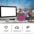 thumbnail image 2 of Digital Accessory Storage Bag Cord Organizer Travel Electronics Accessories Violet Cotton Linen Material Storage 1Pcs, 2 of 4