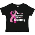 thumbnail image 3 of Inktastic Breast Cancer Awareness I Support My Grammy with Pink Ribbon Boys or Girls Toddler T-Shirt, 3 of 5
