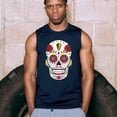 thumbnail image 4 of Kansas City Sugar Skull Men's Muscle Shirt KC Die-Hard Football Fan Tailgating, 4 of 7