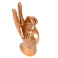 thumbnail image 2 of kusrkot V Sign Resin Jewelry Organiser Display Earrings Necklace Rack Gold, 2 of 6
